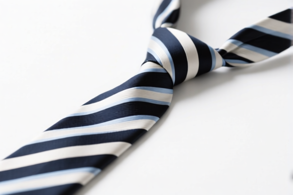 Striped Ties of other textile materials