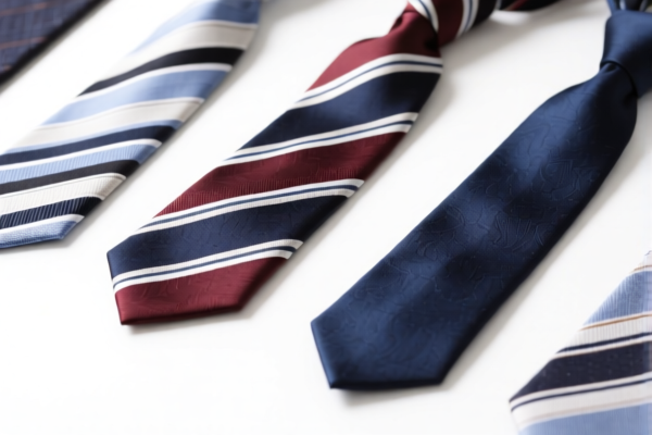 Ties of other textile materials