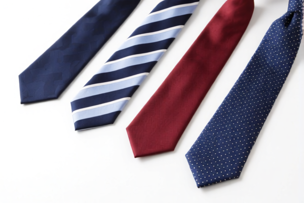 Ties of other textile materials