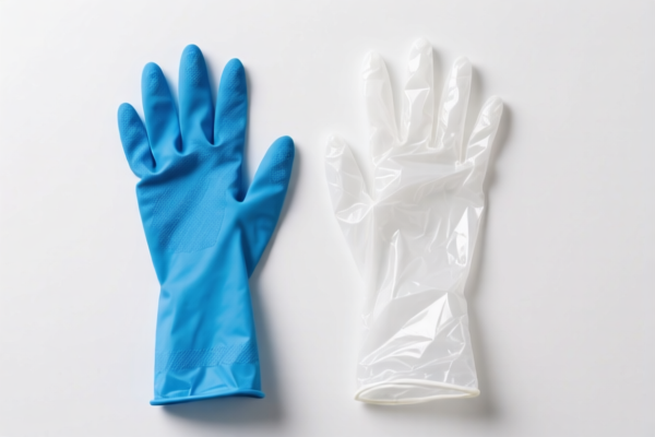 Plastic_Rubber Composite Gloves (Without Fourchechettes)
