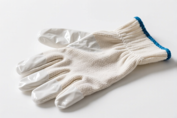 Cotton Blend Work Gloves, Impregnated_Coated_Covered with Plastic or Rubber