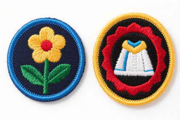 Clothing embroidered patches