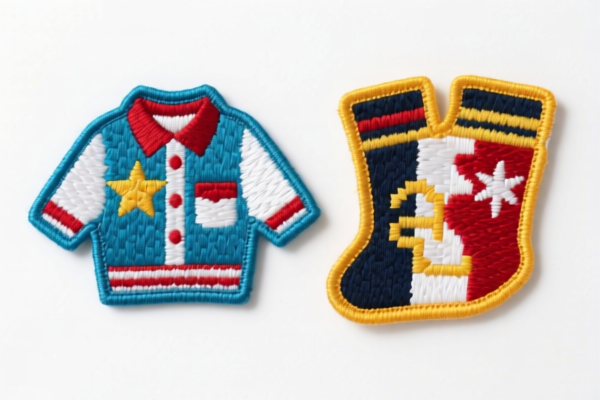 Clothing embroidered patches
