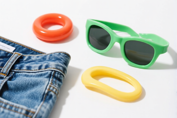 Clothing plastic accessories