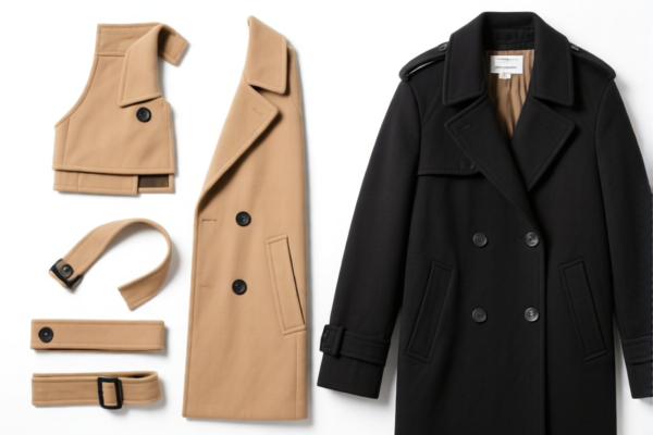Other parts of clothing accessories for coats and jackets