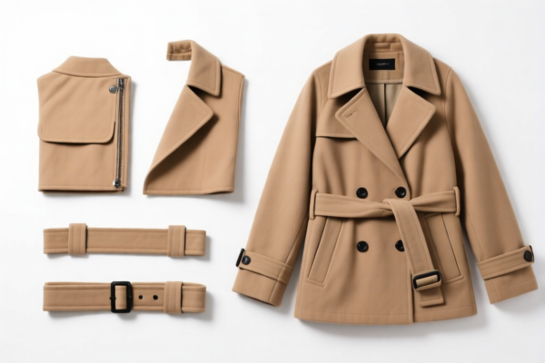 Other parts of clothing accessories for coats and jackets
