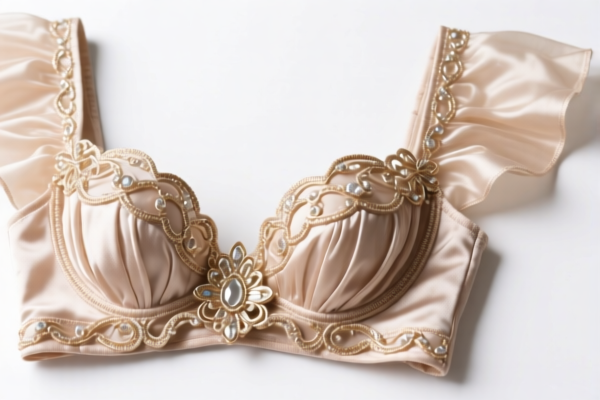 Decorative clothing parts made of man