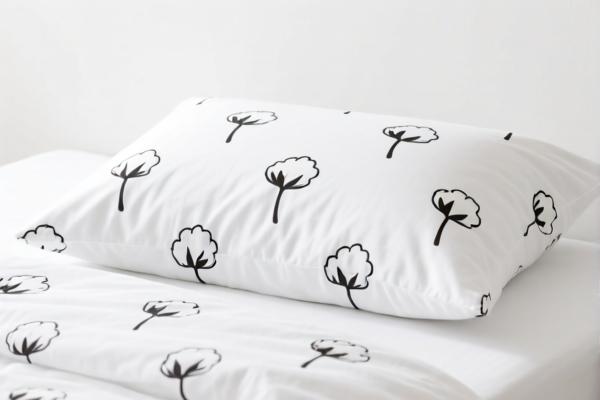 Cotton printed bed sheet