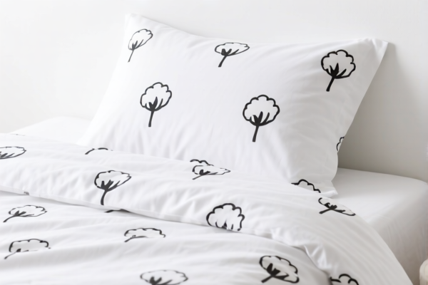 Cotton printed bed sheet