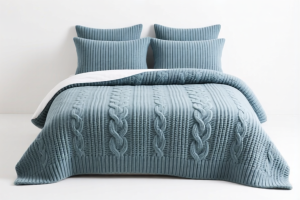 Knitted bed sheet sets