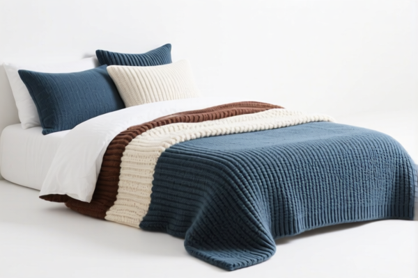 Knitted blended bed linen