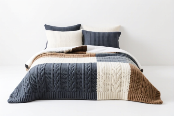 Knitted blended bed linen