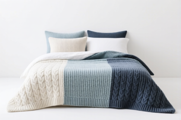 Knitted blended bed linen