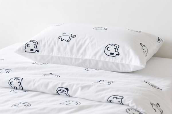Printed cotton bed sheets