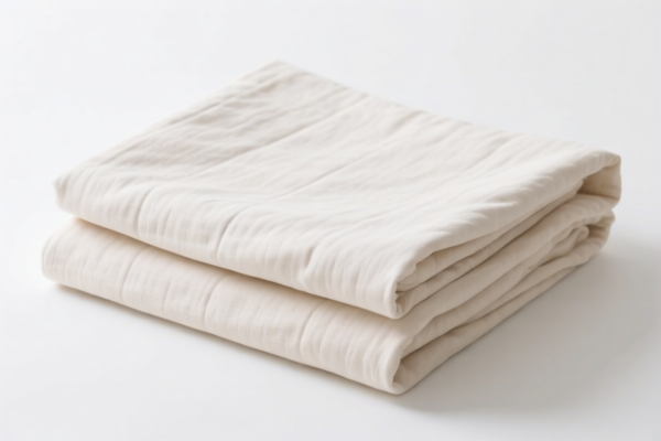 Unbleached cotton bed sheets