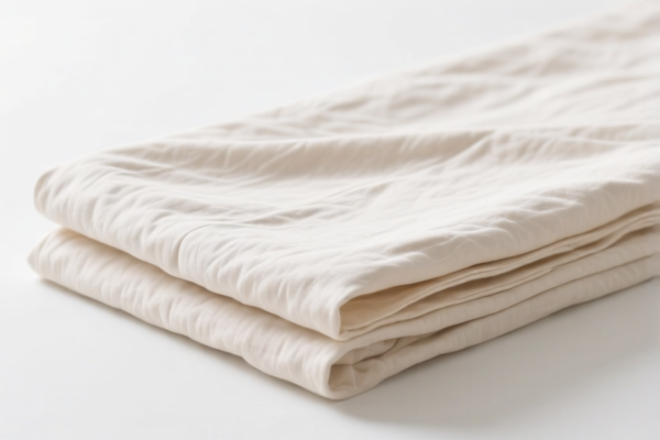 Unbleached cotton bed sheets