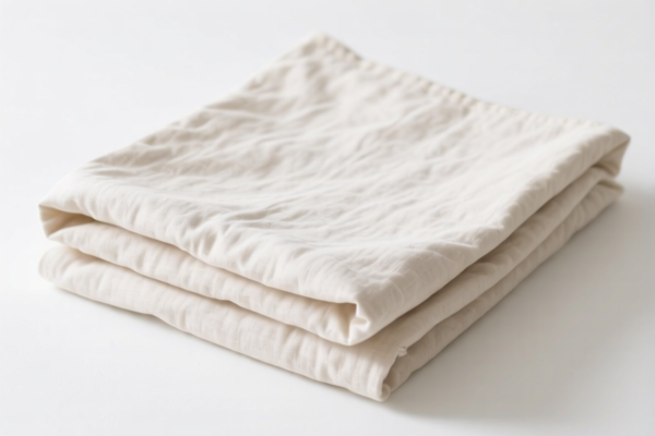 Unbleached cotton bed sheets