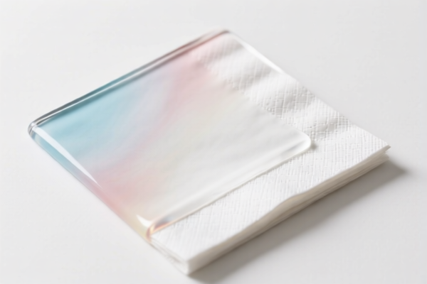 Acrylic napkin
