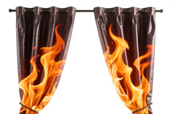 Flame retardant curtains