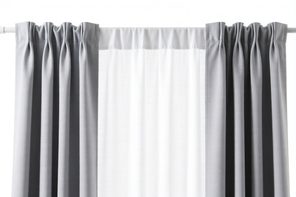 Machine washable curtains