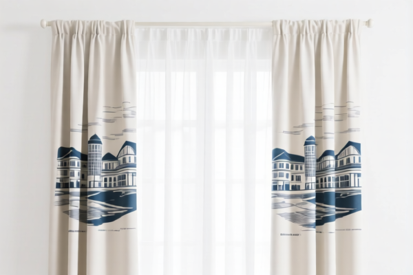 Printed curtains