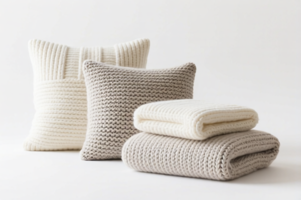 Fine Animal Hair Knitted Home Textiles
