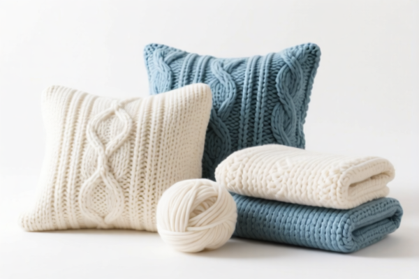 Fine Animal Hair Knitted Home Textiles