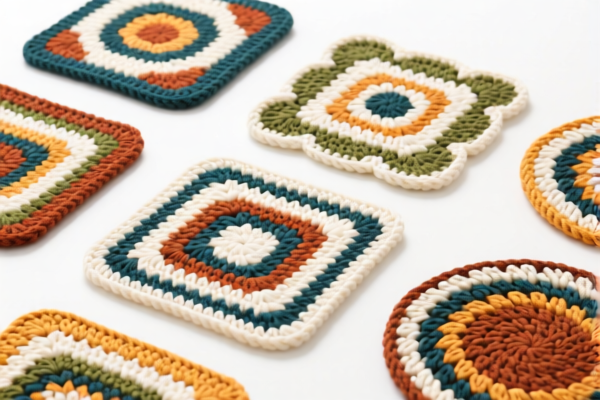 Other knitted furniture mats