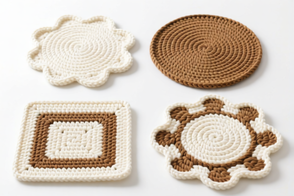 Other knitted furniture mats