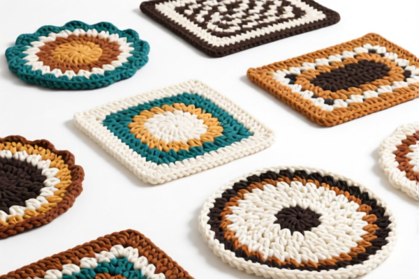 Other knitted furniture mats