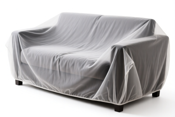 Synthetic fiber furniture dust covers