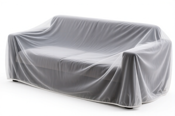 Synthetic fiber furniture dust covers