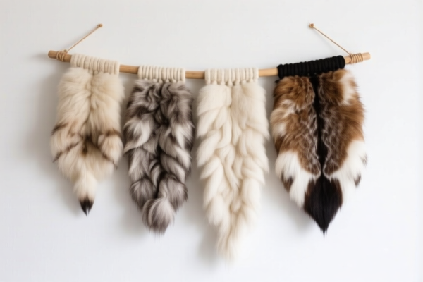 Other wall hangings of fine animal hair