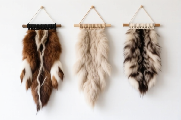 Wall hangings of wool or fine animal hair