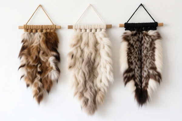 Wall hangings of wool or fine animal hair