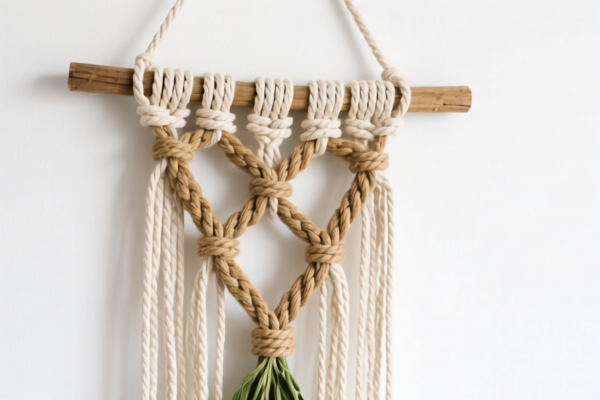 Hemp rope decorative wall hanging