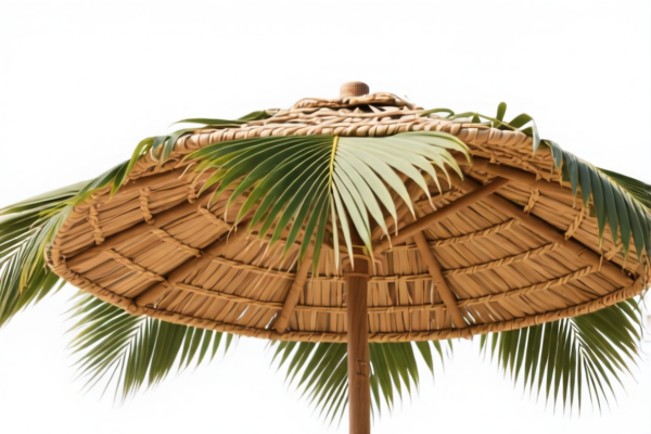 Palm leaf woven sunshade