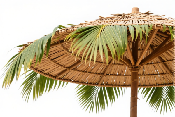Palm leaf woven sunshade