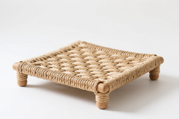 Sisal woven seat cushion
