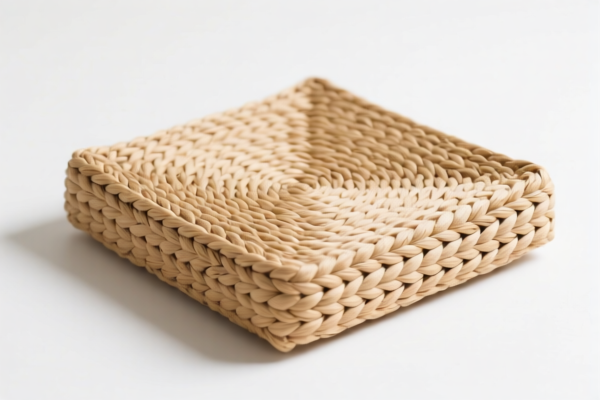 Sisal woven seat cushion