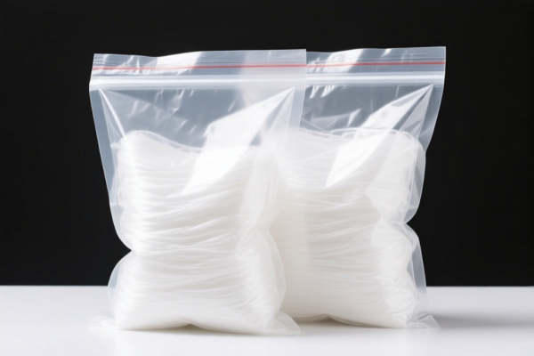 Synthetic Fiber White Packing Bags