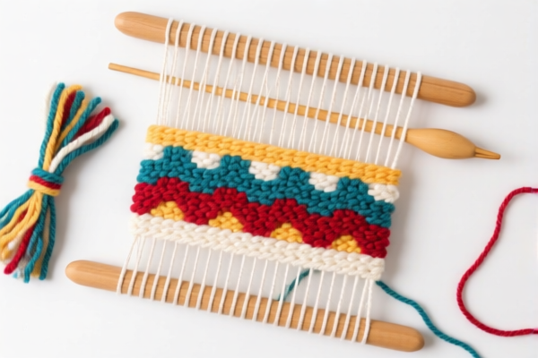 Retail Packaged Rug Weaving Material Kit