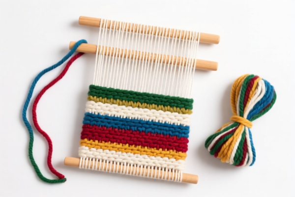Retail Packaged Rug Weaving Material Kit