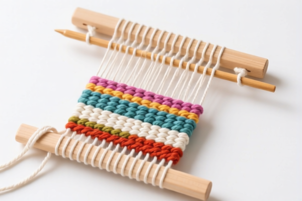Retail Packaged Rug Weaving Material Kit