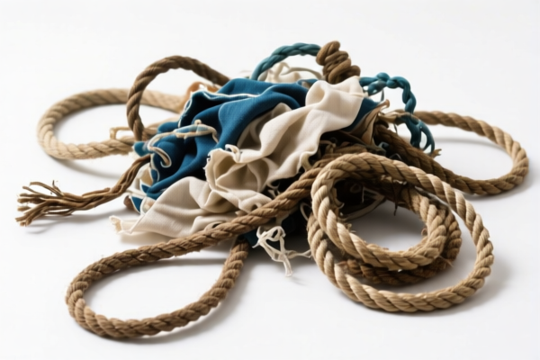 Used Textile Waste Ropes and Cords