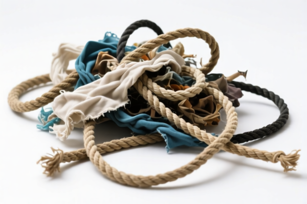 Used Textile Waste Ropes and Cords