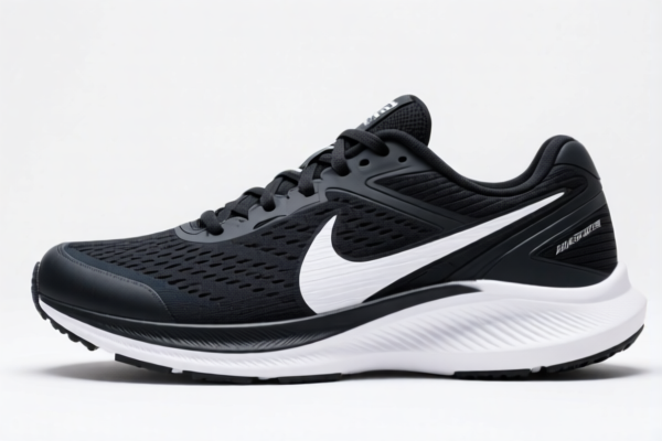 Men's running sports shoes with rubber or plastics soles and uppers