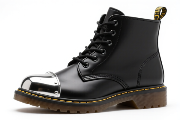 Rubber_Plastic Outer Sole Ankle Boots (with Protective Metal Toe