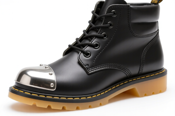 Rubber_Plastic Outer Sole and Upper Ankle Boots (with Metal Toe