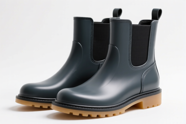 Rubber_Plastic Ankle Boots (Unisex)